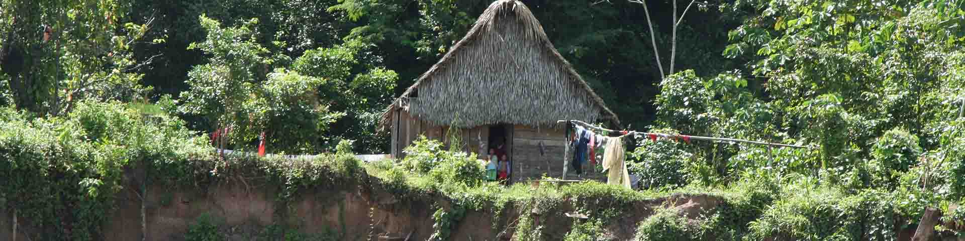 Farming home along the river in the Amazing, NetZero Project