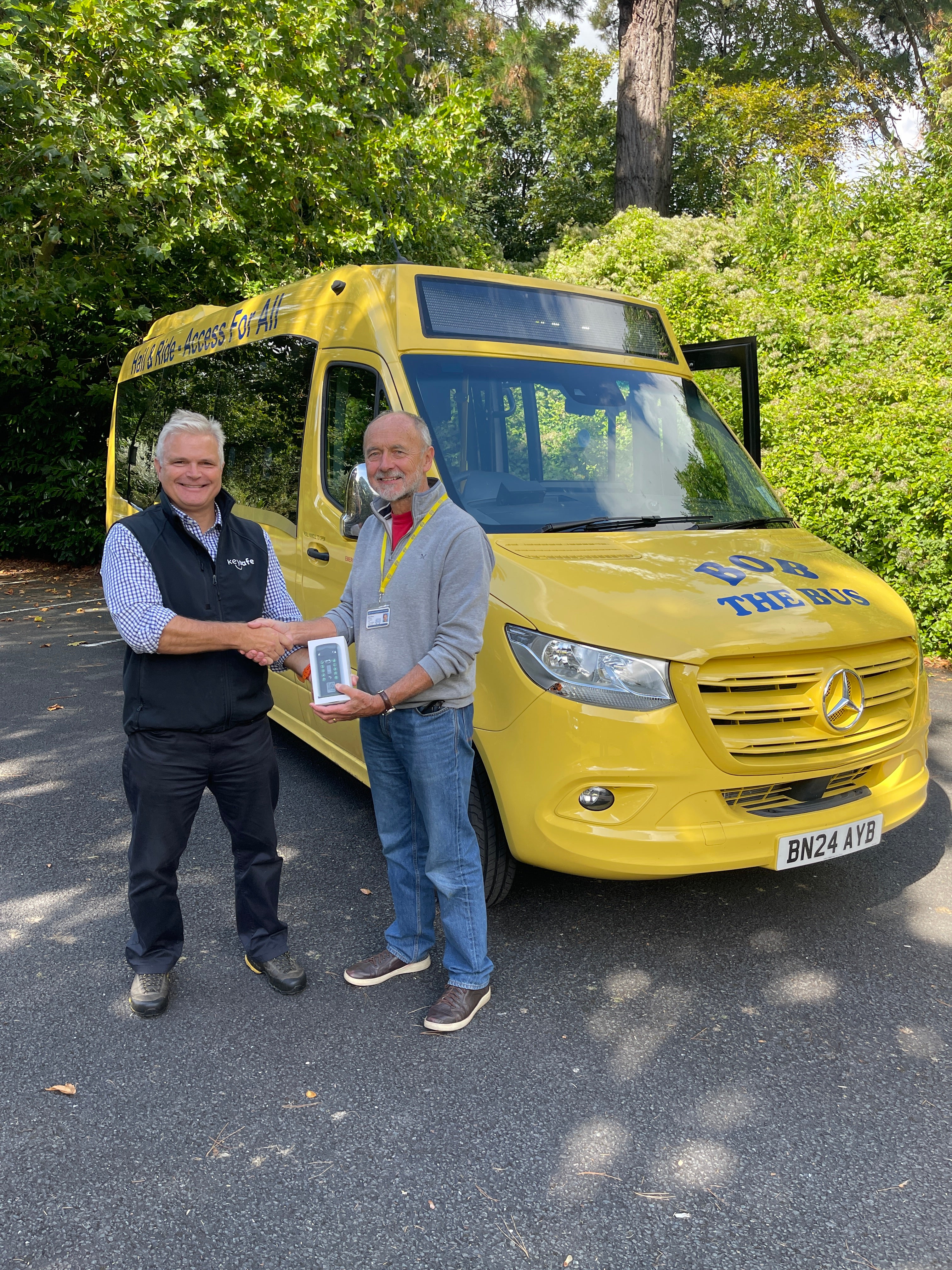 Bob the Bus Cornwall The Key Safe Company Marcus Taylor