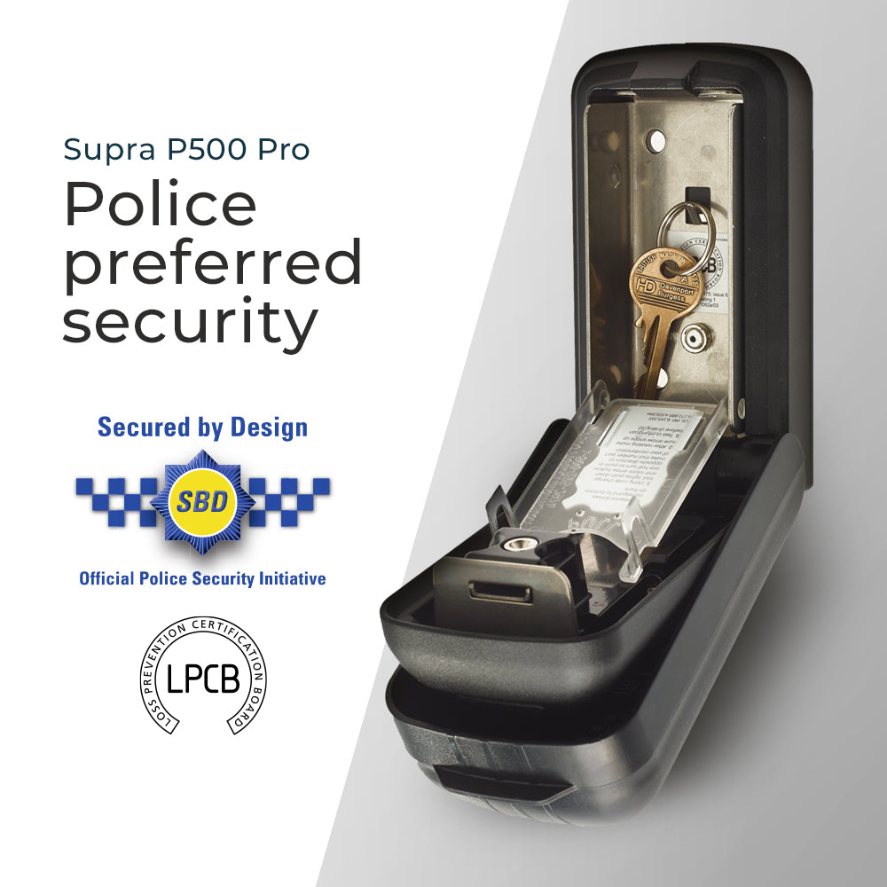 police approved key safe for added security