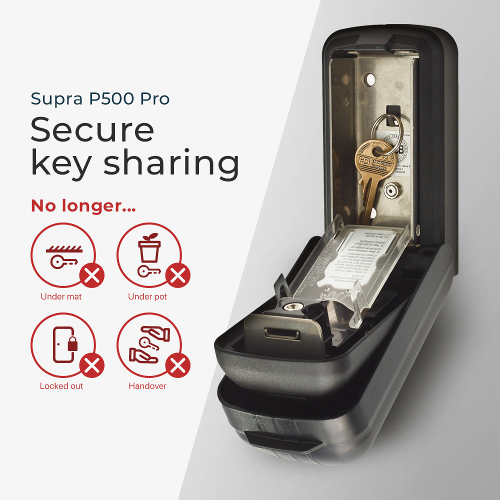 Secure key sharing with the Supra P500 Pro key lock box