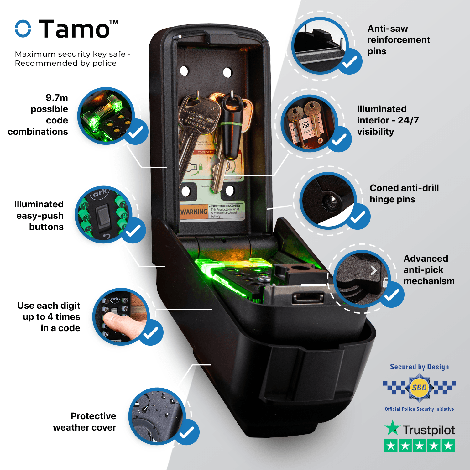 ark Tamo™ Maximum Security Key Safe