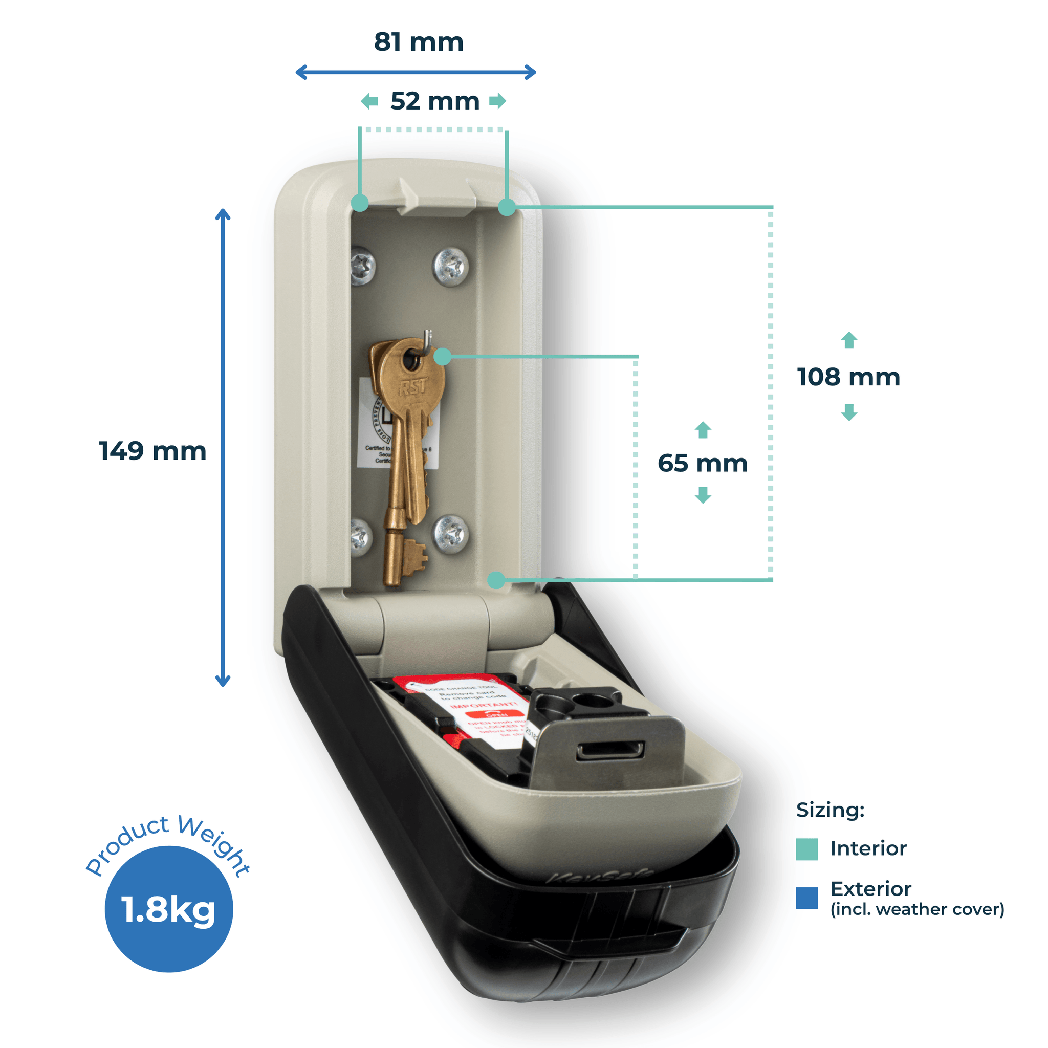 C500 Pro Key Safe (2nd  Generation)