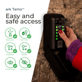 ark Tamo key safe illuminated buttons