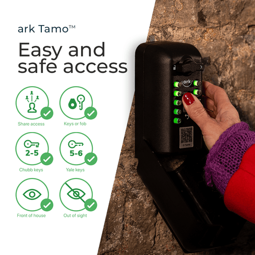 ark Tamo key safe illuminated buttons