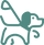 Dog walker icon