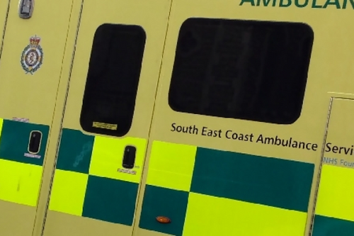 Close up of ambulance