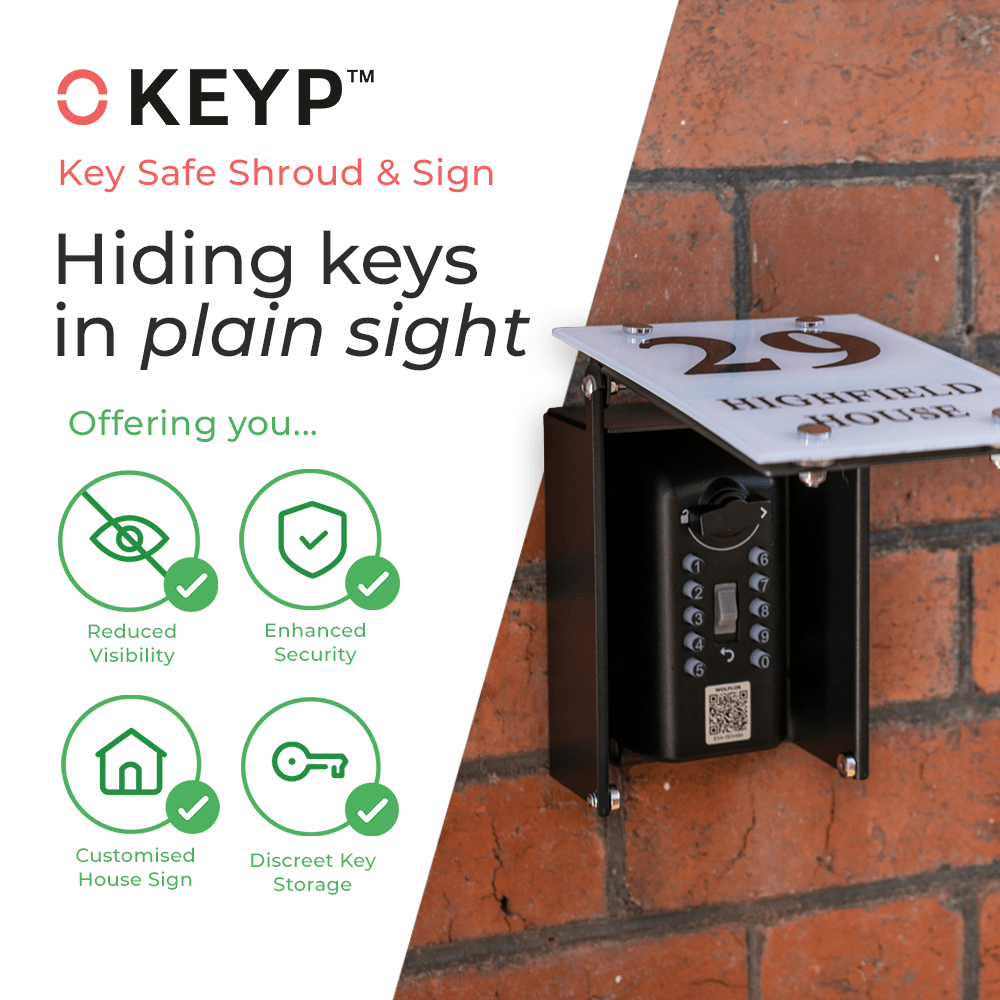 KEYP Key Safe House Sign
