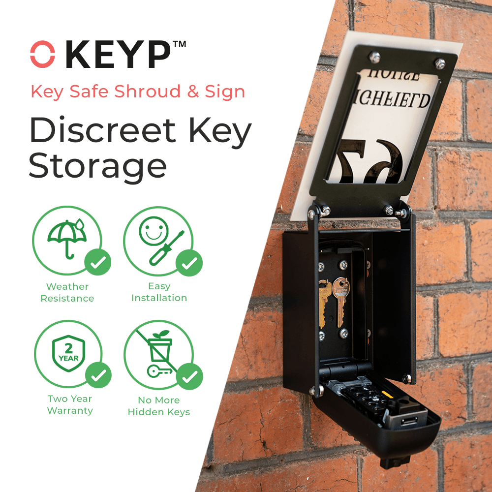KEYP Key Safe House Sign