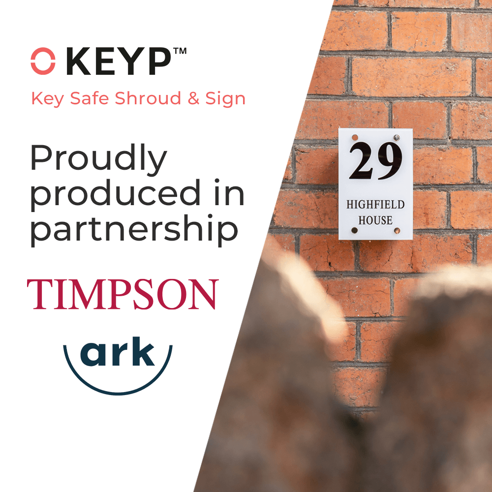 KEYP Key Safe House Sign