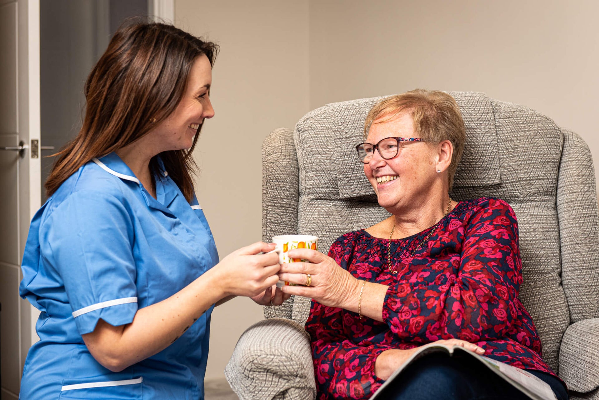 Carer giving in home care
