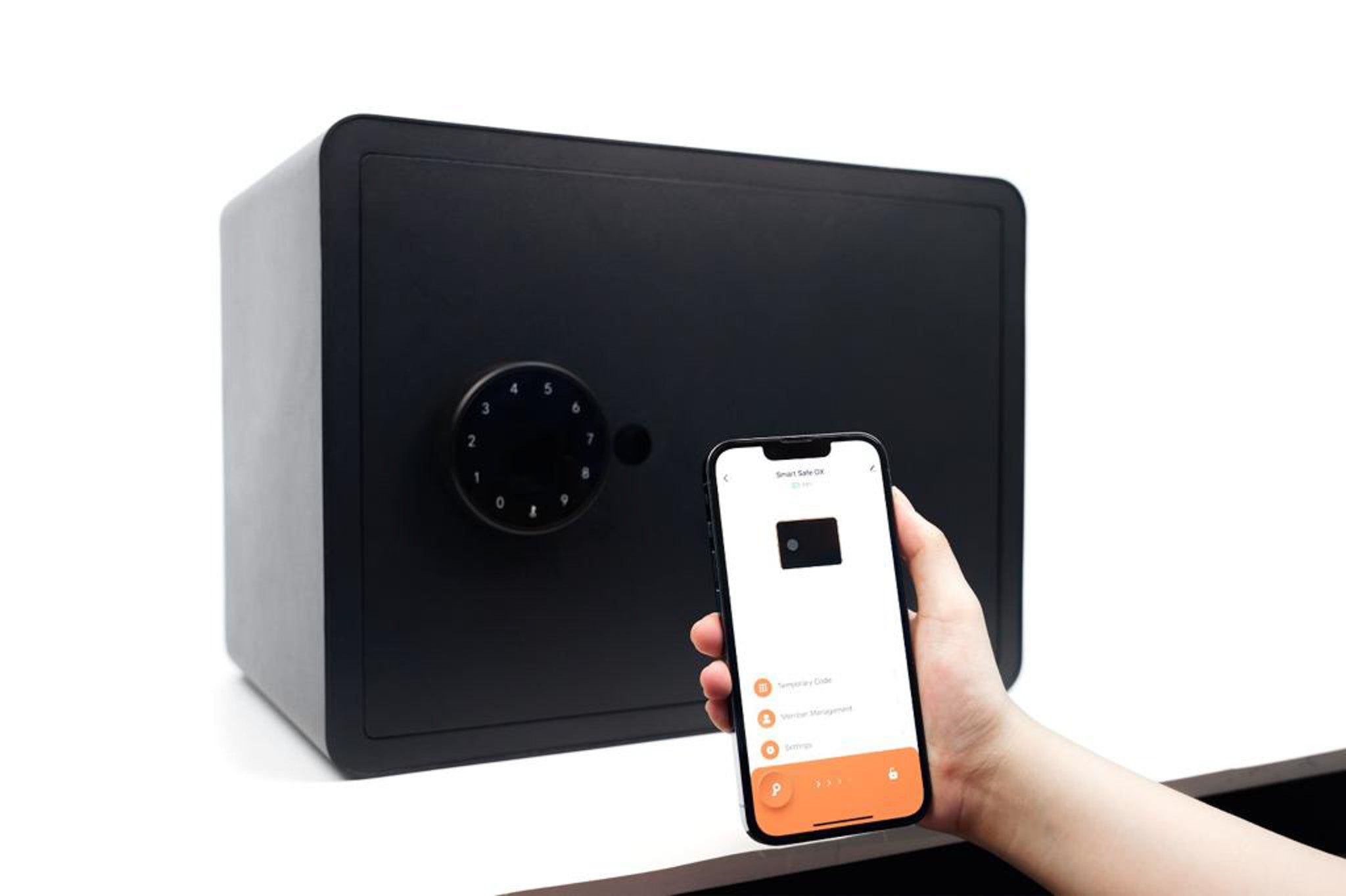 Electronic Smart Safe With Smart Phone