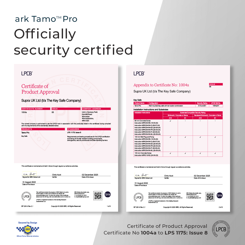 ark Tamo™ Pro Maximum Security Key Safe