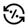 Trade pricing icon black