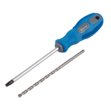 Fitting pack for Supra C500 Pro key safe including torx screwdriver and 5mm masonry  drill bit
