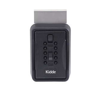 Closed Supra Magnum push button key safe with bracket attached for automotive