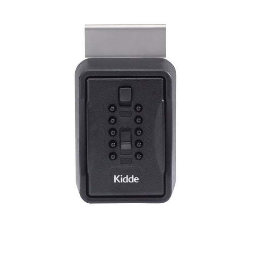Closed Supra Magnum push button key safe with bracket attached for automotive