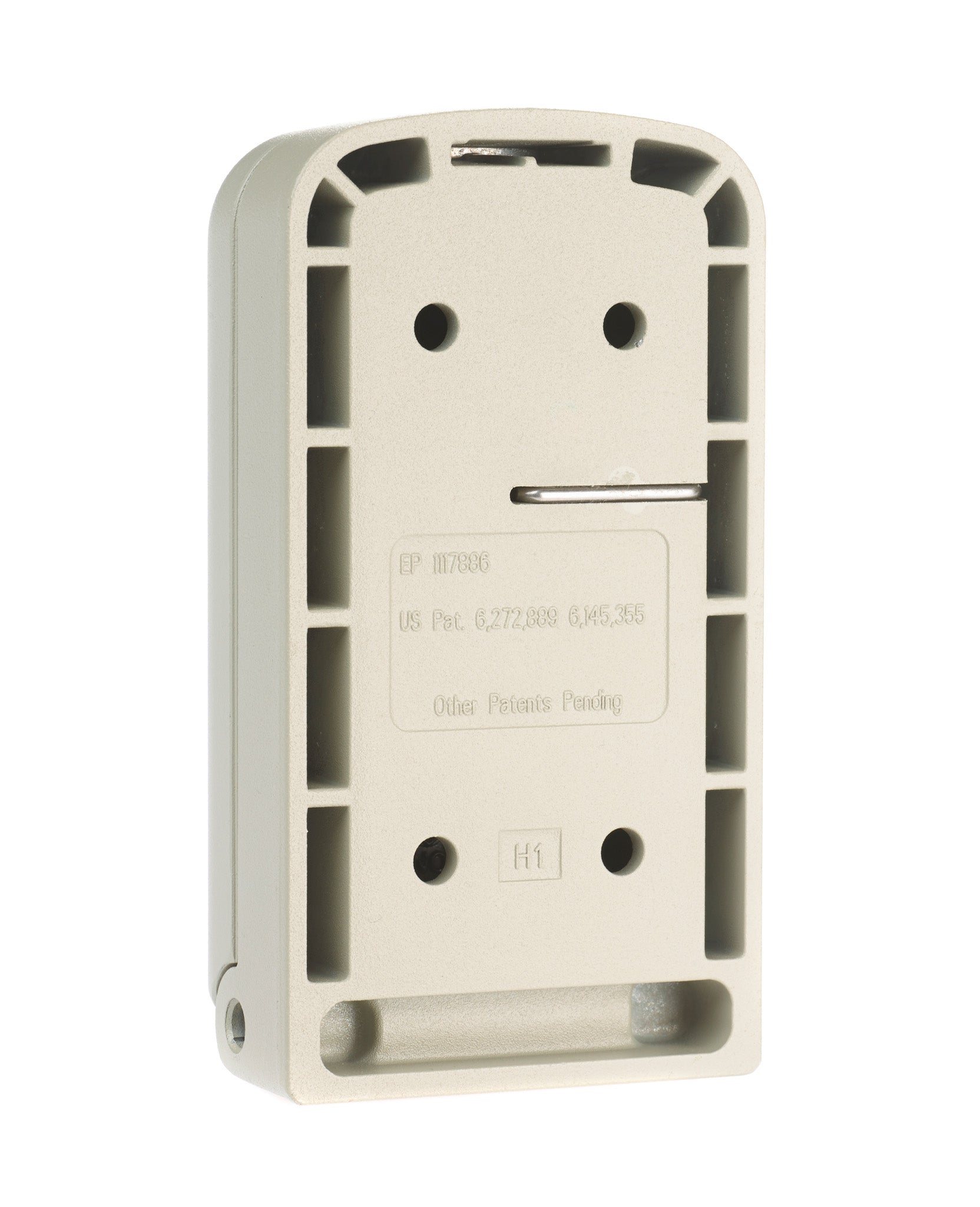 Back of police preferred Supra C500 Pro key safe showing holes for fixings