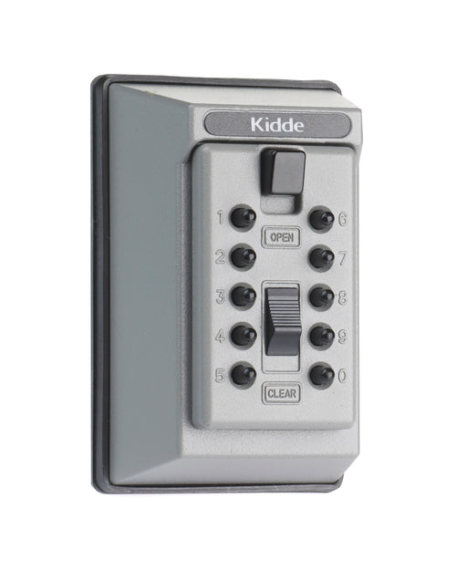 Closed Supra J5 over the door key safe showing digits0-9 
