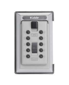 Closed Supra J5 over the door key safe showing buttons 0-9 made from Zinc Alloy