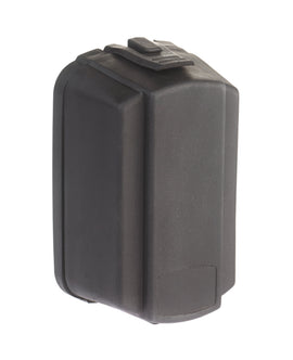 Black plastic weather cover for Supra S6 slimline key safe from The Key Safe Company