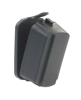 Black plastic weather cover for Supra S6 slimline key safe 