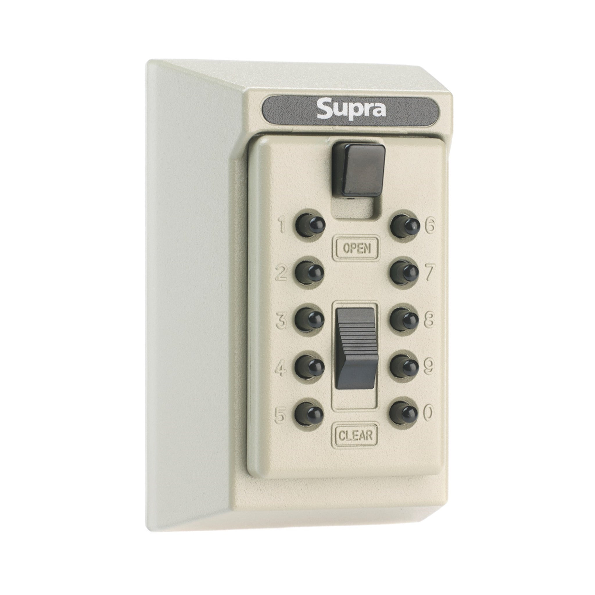 Closed Supra S5 permanent key safe made from zinc alloy