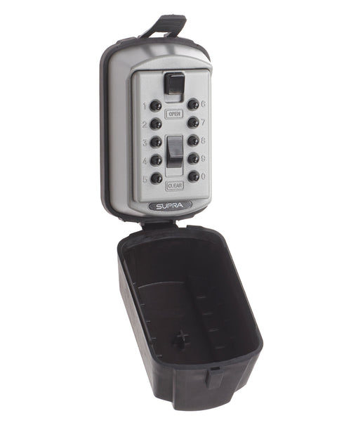 Supra plant and machinery slimline key safe with plastic weather cover attached 